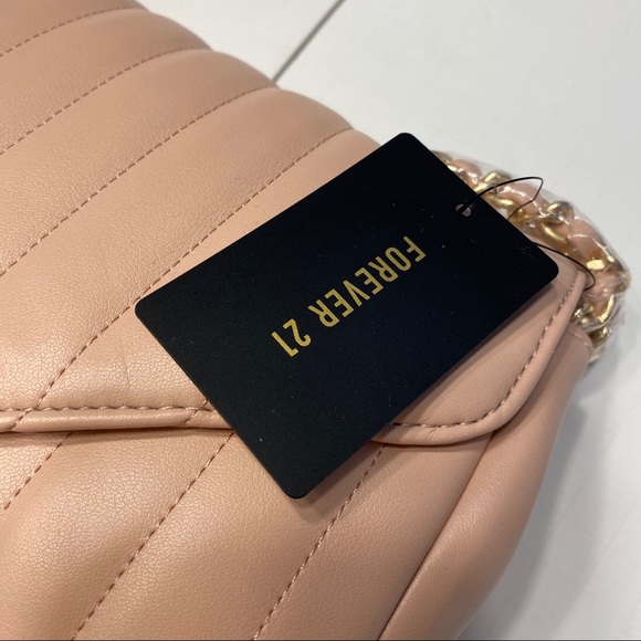 NWT Pink Chain Strap Shoulder Bag Purse Adjustable - Picture 2 of 6